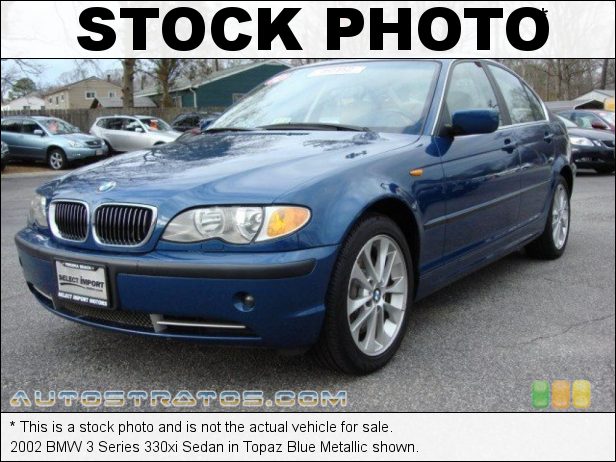 Stock photo for this 2002 BMW 3 Series 330xi Sedan 3.0L DOHC 24V Inline 6 Cylinder 5 Speed Manual