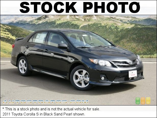 Stock photo for this 2011 Toyota Corolla  1.8 Liter DOHC 16-Valve Dual-VVTi 4 Cylinder 4 Speed ECT-i Automatic