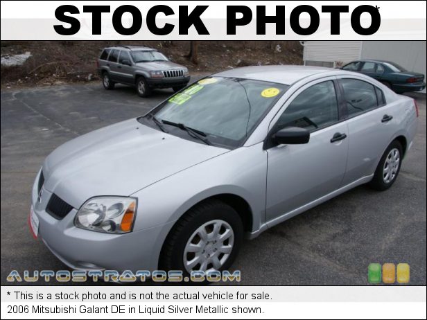 Stock photo for this 2006 Mitsubishi Galant DE 2.4 Liter SOHC 16 Valve MIVEC 4 Cylinder 4 Speed Sportronic Automatic