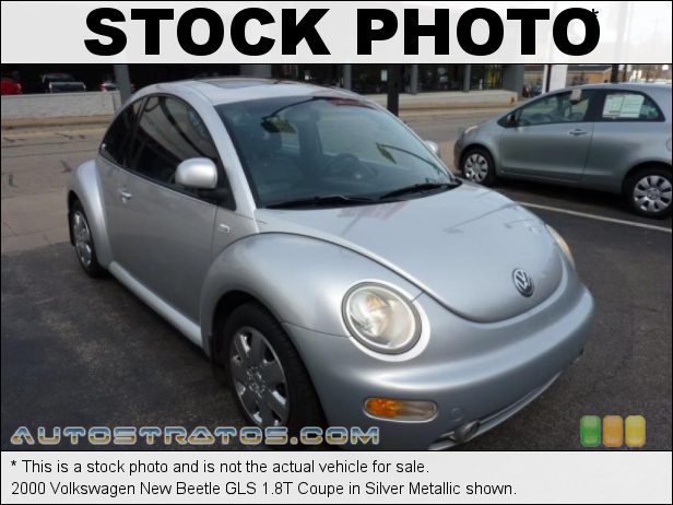 Stock photo for this 2000 Volkswagen New Beetle GLS 1.8T Coupe 1.8 Liter Turbocharged DOHC 20-Valve 4 Cylinder 4 Speed Automatic