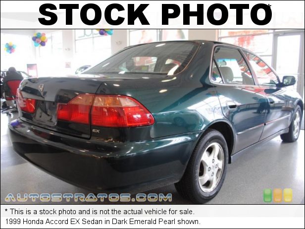 Stock photo for this 1999 Honda Accord EX Sedan 2.3L SOHC 16V VTEC 4 Cylinder 4 Speed Automatic