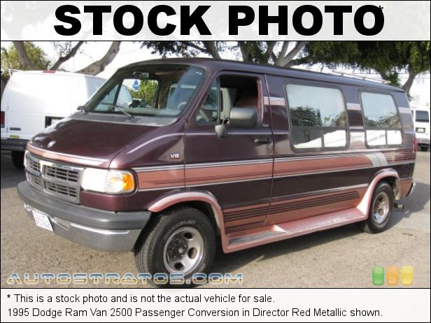 Stock photo for this 1995 Dodge Ram Van 2500 Passenger Conversion 5.2 Liter OHV 16-Valve V8 3 Speed Automatic