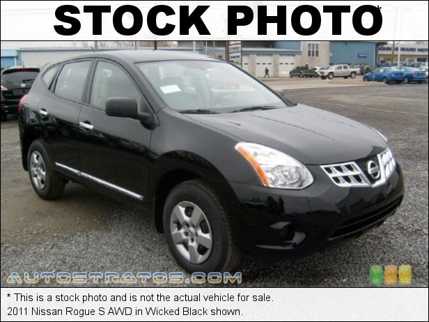 Stock photo for this 2011 Nissan Rogue S AWD 2.5 Liter DOHC 16-Valve CVTCS 4 Cylinder Xtronic CVT Automatic