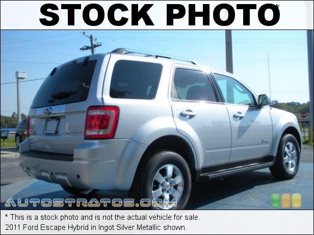 Stock photo for this 2011 Ford Escape Hybrid 2.5 Liter Atkinson Cycle DOHC 16-Valve Duratec 4 Cylinder Gasoli eCVT Automatic
