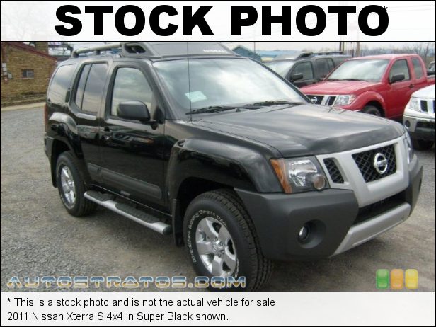 Stock photo for this 2011 Nissan Xterra S 4x4 4.0 Liter DOHC 24-Valve CVTCS V6 5 Speed Automatic