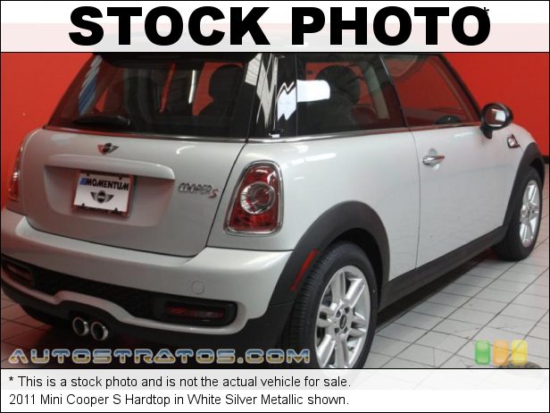 Stock photo for this 2011 Mini Cooper S Hardtop 1.6 Liter Twin-Scroll Turbocharged DI DOHC 16-Valve VVT 4 Cylind 6 Speed Manual