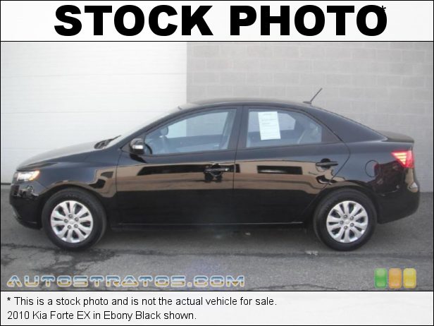 Stock photo for this 2010 Kia Forte EX 2.0 Liter DOHC 16-Valve CVVT 4 Cylinder 4 Speed Sportmatic Automatic