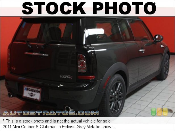 Stock photo for this 2011 Mini Cooper S Clubman 1.6 Liter Twin-Scroll Turbocharged DI DOHC 16-Valve VVT 4 Cylind 6 Speed Manual