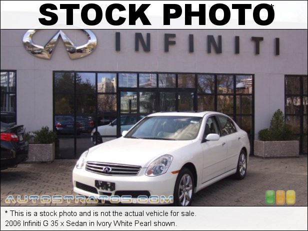Stock photo for this 2006 Infiniti G 35 x Sedan 3.5 Liter DOHC 24-Valve VVT V6 5 Speed Automatic