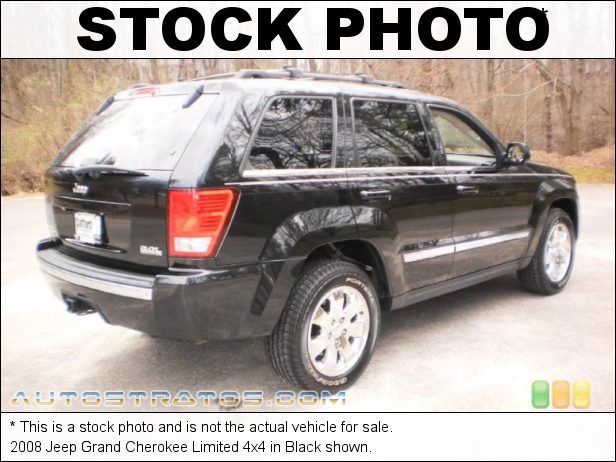 Stock photo for this 2008 Jeep Grand Cherokee Limited 4x4 3.0 Liter SOHC VGT Turbo Diesel V6 5 Speed Automatic