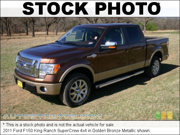 Stock photo for this 2011 Ford F150 King Ranch SuperCrew 4x4 5.0 Liter Flex-Fuel DOHC 32-Valve Ti-VCT V8 6 Speed Automatic