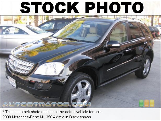 Stock photo for this 2008 Mercedes-Benz ML 350 4Matic 3.5 Liter DOHC 24-Valve VVT V6 7 Speed Automatic