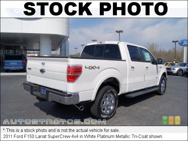 Stock photo for this 2011 Ford F150 Lariat SuperCrew 4x4 3.5 Liter GTDI EcoBoost Twin-Turbocharged DOHC 24-Valve VVT V6 6 Speed Automatic