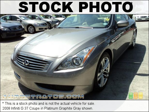 Stock photo for this 2008 Infiniti G 37 Coupe 3.7 Liter DOHC 24-Valve VVT V6 5 Speed ASC Automatic