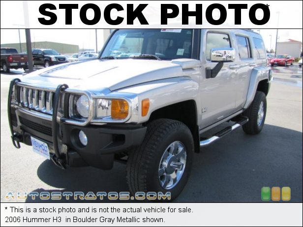 Stock photo for this 2006 Hummer H3  3.5 Liter DOHC 20-Valve VVT 5 Cylinder 4 Speed Automatic
