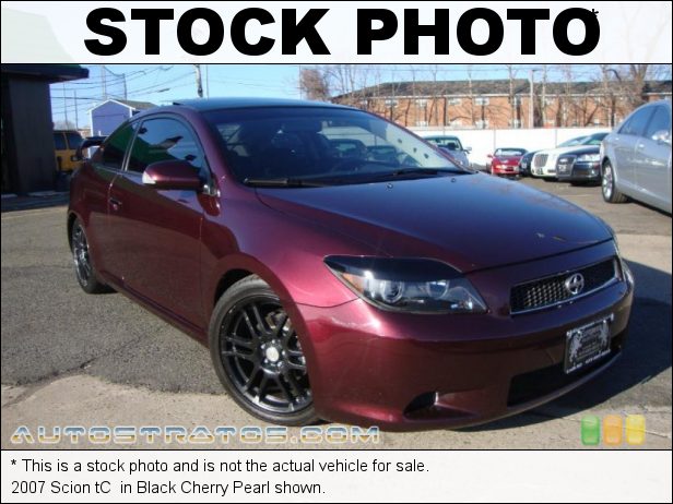 Stock photo for this 2007 Scion tC  2.4L DOHC 16V VVT-i 4 Cylinder 4 Speed Automatic