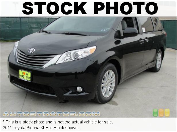 Stock photo for this 2011 Toyota Sienna XLE 3.5 Liter DOHC 24-Valve VVT-i V6 6 Speed ECT-i Automatic