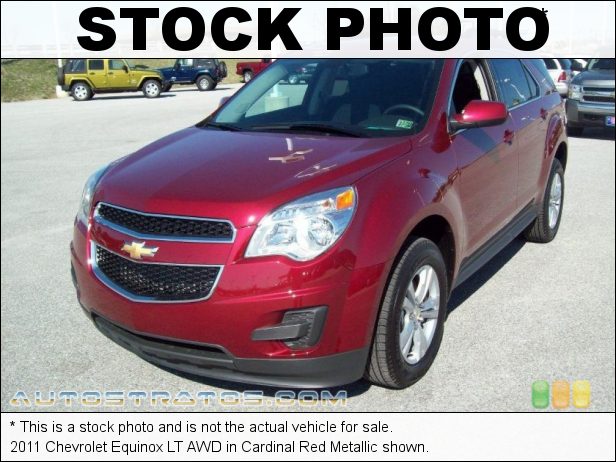 Stock photo for this 2011 Chevrolet Equinox LT AWD 2.4 Liter DI DOHC 16-Valve VVT Ecotec 4 Cylinder 6 Speed Automatic