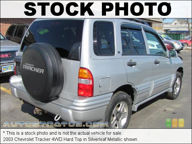 Stock photo for this 2003 Chevrolet Tracker 4WD Hard Top 2.5 Liter DOHC 24-Valve V6 4 Speed Automatic