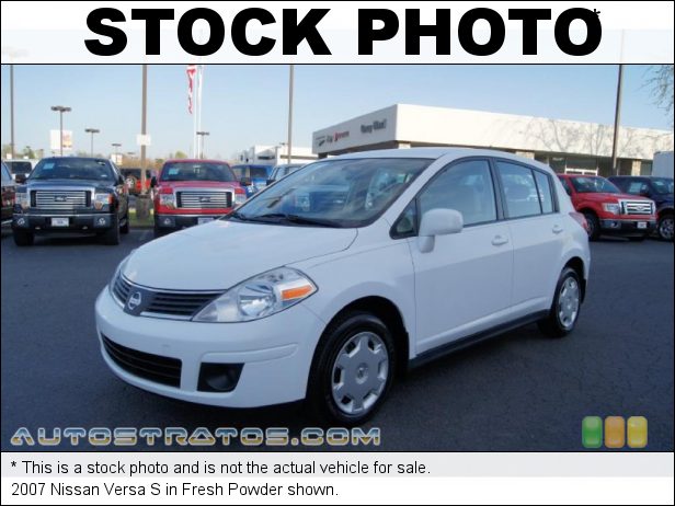 Stock photo for this 2007 Nissan Versa S 1.8 Liter DOHC 16-Valve VVT 4 Cylinder 4 Speed Automatic