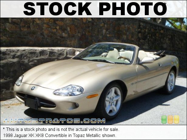 Stock photo for this 1998 Jaguar XK XK8 Convertible 4.0 Liter DOHC 32-Valve V8 5 Speed Automatic