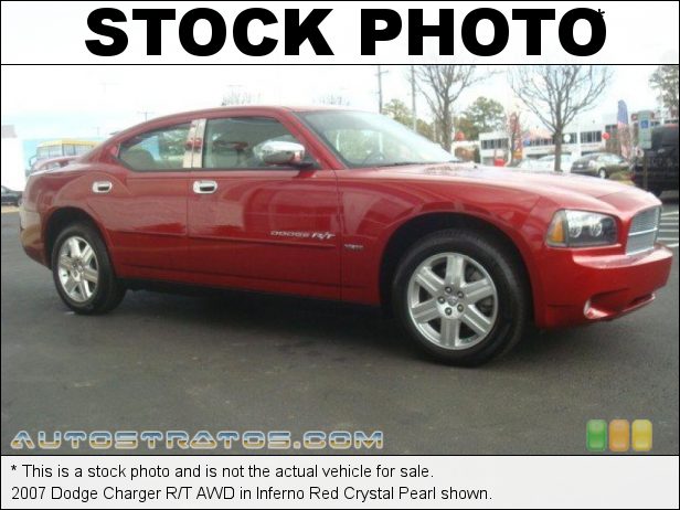 Stock photo for this 2007 Dodge Charger R/T AWD 5.7 Liter HEMI OHV 16-Valve V8 5 Speed Autostick Automatic