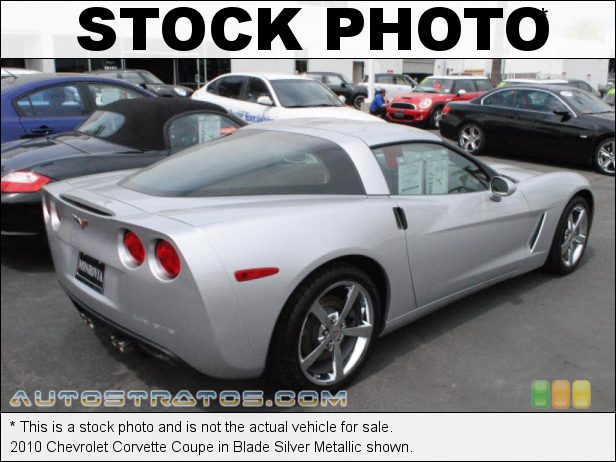 Stock photo for this 2010 Chevrolet Corvette Coupe 6.2 Liter OHV 16-Valve LS3 V8 6 Speed Paddle-Shift Automatic
