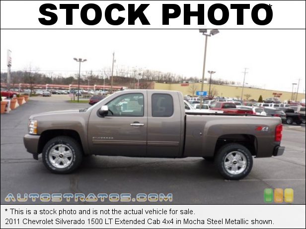 Stock photo for this 2011 Chevrolet Silverado 1500 LT Extended Cab 4x4 5.3 Liter Flex-Fuel OHV 16-Valve VVT Vortec V8 6 Speed Automatic