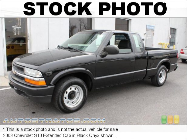 Stock photo for this 2003 Chevrolet S10 Extended Cab 4.3 Liter OHV 12V Vortec V6 4 Speed Automatic