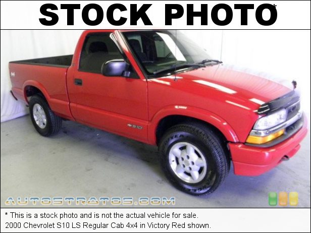 Stock photo for this 2000 Chevrolet S10 LS Regular Cab 4.3 Liter OHV 12-Valve V6 4 Speed Automatic
