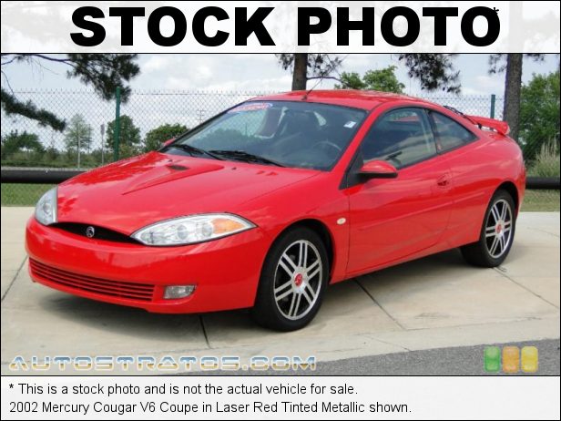 Stock photo for this 2002 Mercury Cougar V6 Coupe 2.5 Liter DOHC 24-Valve V6 4 Speed Automatic
