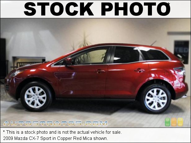 Stock photo for this 2009 Mazda CX-7 Sport 2.3 Liter DISI Turbocharged DOHC 16-Valve VVT 4 Cylinder 6 Speed Sport Automatic