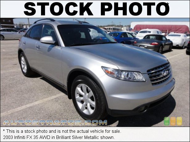 Stock photo for this 2003 Infiniti FX 35 AWD 3.5 Liter DOHC 24-Valve V6 5 Speed Automatic