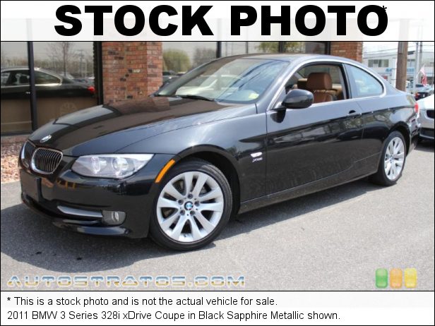 Stock photo for this 2011 BMW 3 Series 328i xDrive Coupe 3.0 Liter DOHC 24-Valve VVT Inline 6 Cylinder 6 Speed Manual