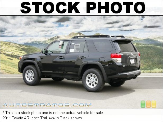 Stock photo for this 2011 Toyota 4Runner Trail 4x4 4.0 Liter DOHC 24-Valve Dual VVT-i V6 5 Speed ECT-i Automatic