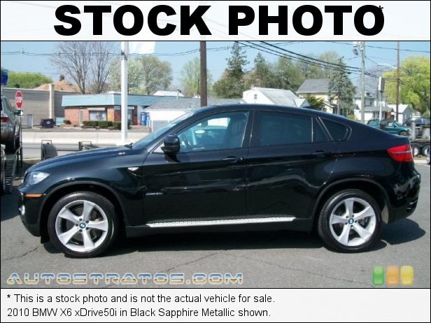 Stock photo for this 2010 BMW X6 xDrive50i 4.4 Liter DFI Twin-Turbocharged DOHC 32-Valve VVT V8 6 Speed Sport Automatic