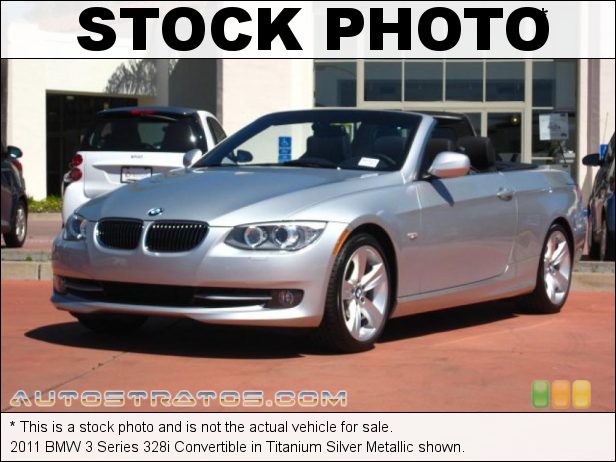 Stock photo for this 2011 BMW 3 Series 328i Convertible 3.0 Liter DOHC 24-Valve VVT Inline 6 Cylinder 6 Speed Steptronic Automatic