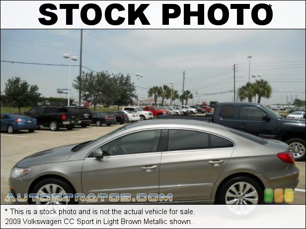 Stock photo for this 2009 Volkswagen CC Sport 2.0 Liter FSI Turbocharged DOHC 16-Valve 4 Cylinder 6 Speed Tiptronic Automatic