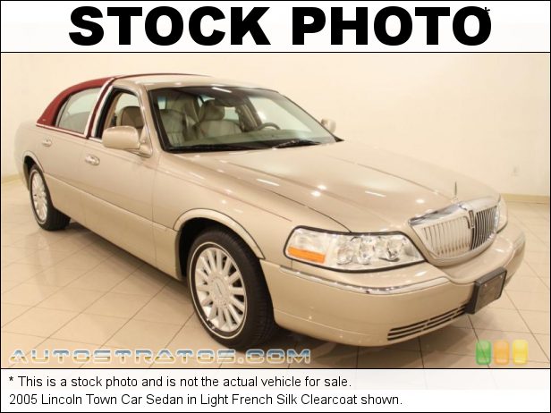 Stock photo for this 2005 Lincoln Town Car Sedan 4.6 Liter SOHC 16-Valve V8 4 Speed Automatic