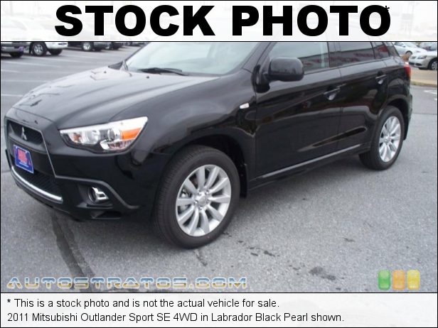 Stock photo for this 2011 Mitsubishi Outlander Sport SE 4WD 2.0 Liter DOHC 16-Valve MIVEC 4 Cylinder CVT Sportronic Automatic