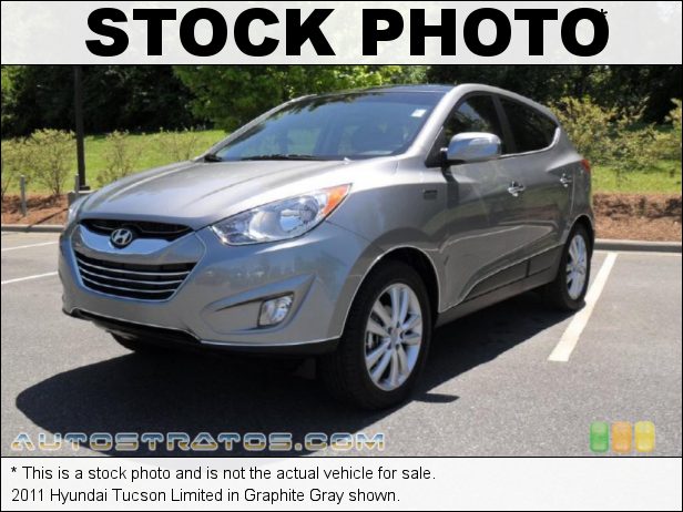 Stock photo for this 2011 Hyundai Tucson Limited 2.4 Liter DOHC 16-Valve CVVT 4 Cylinder 6 Speed Shiftronic Automatic