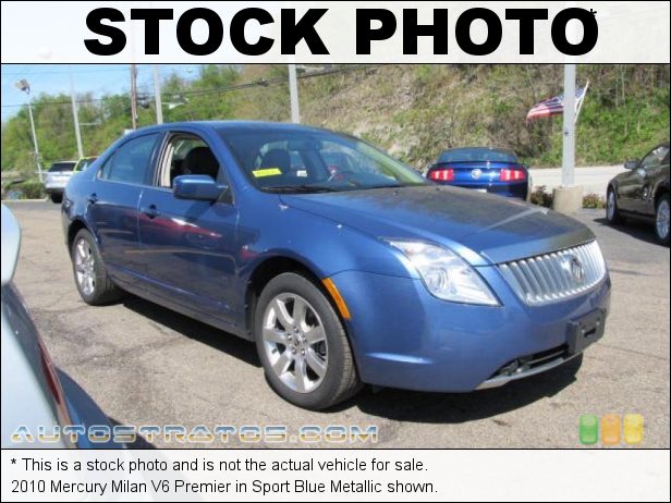 Stock photo for this 2010 Mercury Milan V6 Premier 3.0 Liter Flex-Fuel DOHC 24-Valve Duratec V6 6 Speed Selectshift Automatic Stock photo for this 2010 Mercury Milan V6 Premier 3.0 Liter Flex-Fuel DOHC 24-Valve Duratec V6 6 Speed Selectshift Automatic