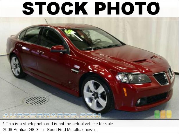 Stock photo for this 2009 Pontiac G8 GT 6.0 Liter OHV 16-Valve L76 V8 6 Speed Automatic