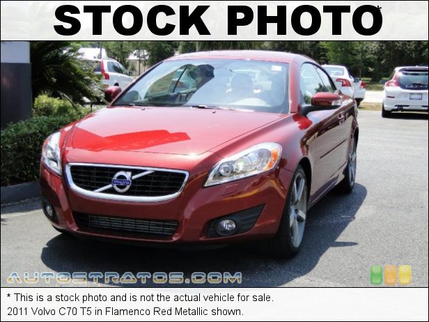 Stock photo for this 2011 Volvo C70 T5 2.5 Liter Turbocharged DOHC 20-Valve VVT 5 Cylinder 5 Speed Geartronic Automatic
