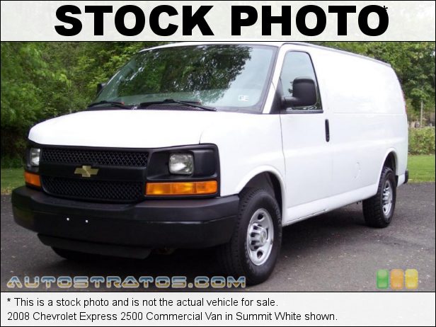 Stock photo for this 2008 Chevrolet Express 2500 Van 4.8 Liter OHV 16-Valve Vortec V8 4 Speed Automatic