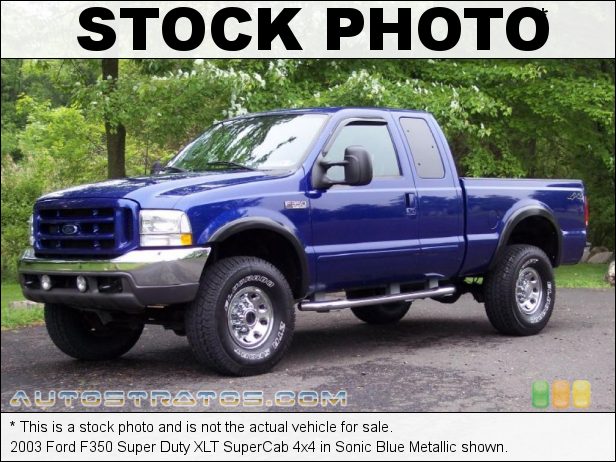 Stock photo for this 2004 Ford F350 Super Duty XLT SuperCab 4x4 5.4 Liter SOHC 16-Valve Triton V8 6 Speed Manual