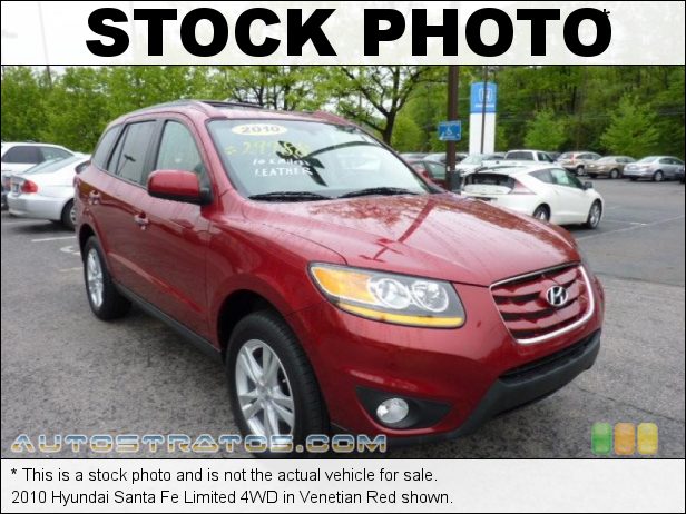 Stock photo for this 2010 Hyundai Santa Fe Limited 4WD 3.5 Liter DOHC 24-Valve V6 6 Speed Shiftronic Automatic