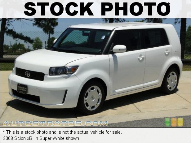 Stock photo for this 2008 Scion xB  2.4 Liter DOHC 16V VVT-i 4 Cylinder 4 Speed Automatic