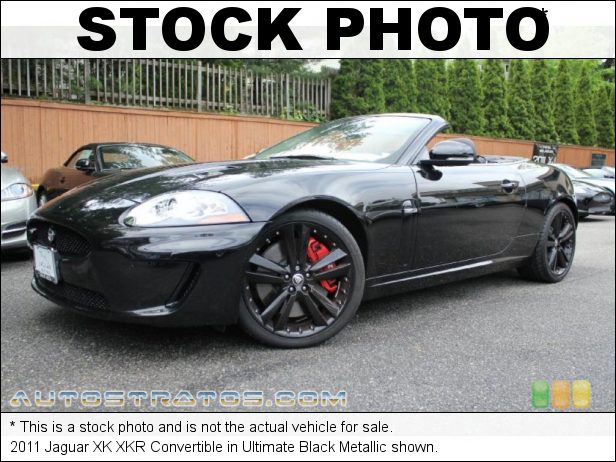 Stock photo for this 2011 Jaguar XK XKR Convertible 5.0 Liter R Supercharged GDI DOHC 32-Valve VVT V8 6 Speed Automatic