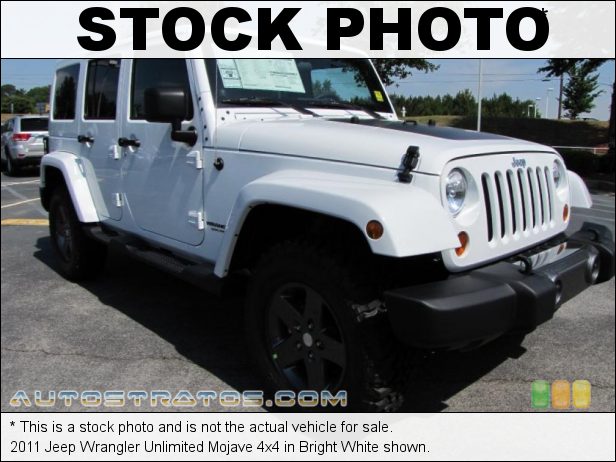 Stock photo for this 2011 Jeep Wrangler Unlimited Mojave 4x4 3.8 Liter OHV 12-Valve V6 6 Speed Manual